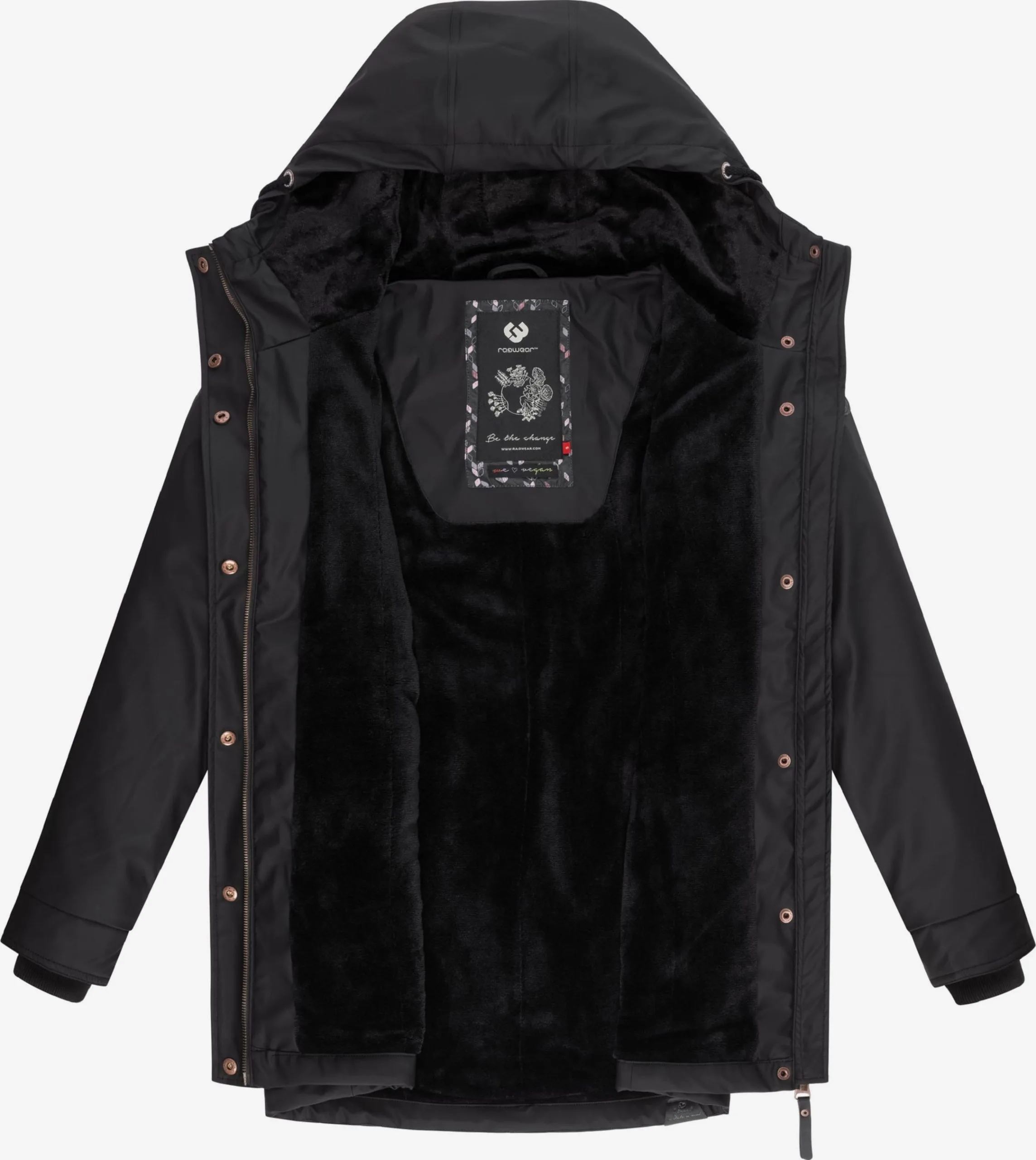 Ragwear Regenjassen Functionele Jas Monadis Rainy Dames Zwart 5 Ragwear Regenjassen Functionele Jas Monadis Rainy Dames Zwart - Image 5