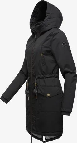 Ragwear Parkas Winterparka Crescend Dames Zwart -Ragwear Verkoop e8d971e587a551565d0fdc4638c4fb38