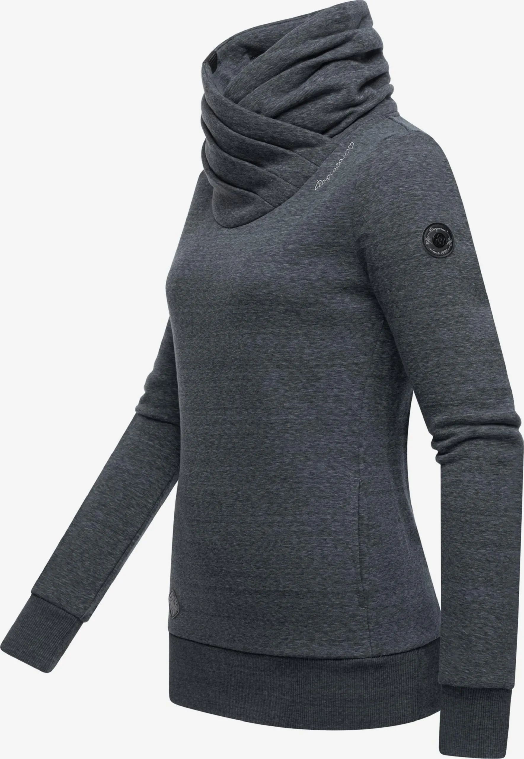 Ragwear Sweatshirts Sweatshirt Dames Donkergrijs 2 Ragwear Sweatshirts Sweatshirt Dames Donkergrijs - Image 2