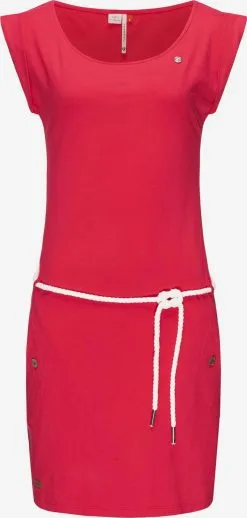 Ragwear Zomerjurken Zomerjurk Tag Dames Rood