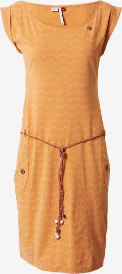 Ragwear Jerseyjurken Jurk TAGG Dames Curry