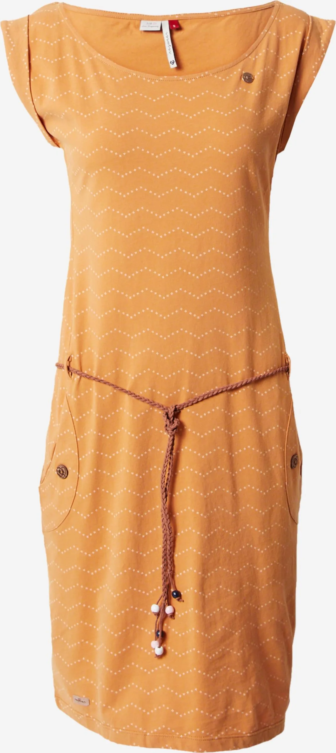 Ragwear Jerseyjurken Jurk TAGG Dames Curry 1 Ragwear Jerseyjurken Jurk TAGG Dames Curry