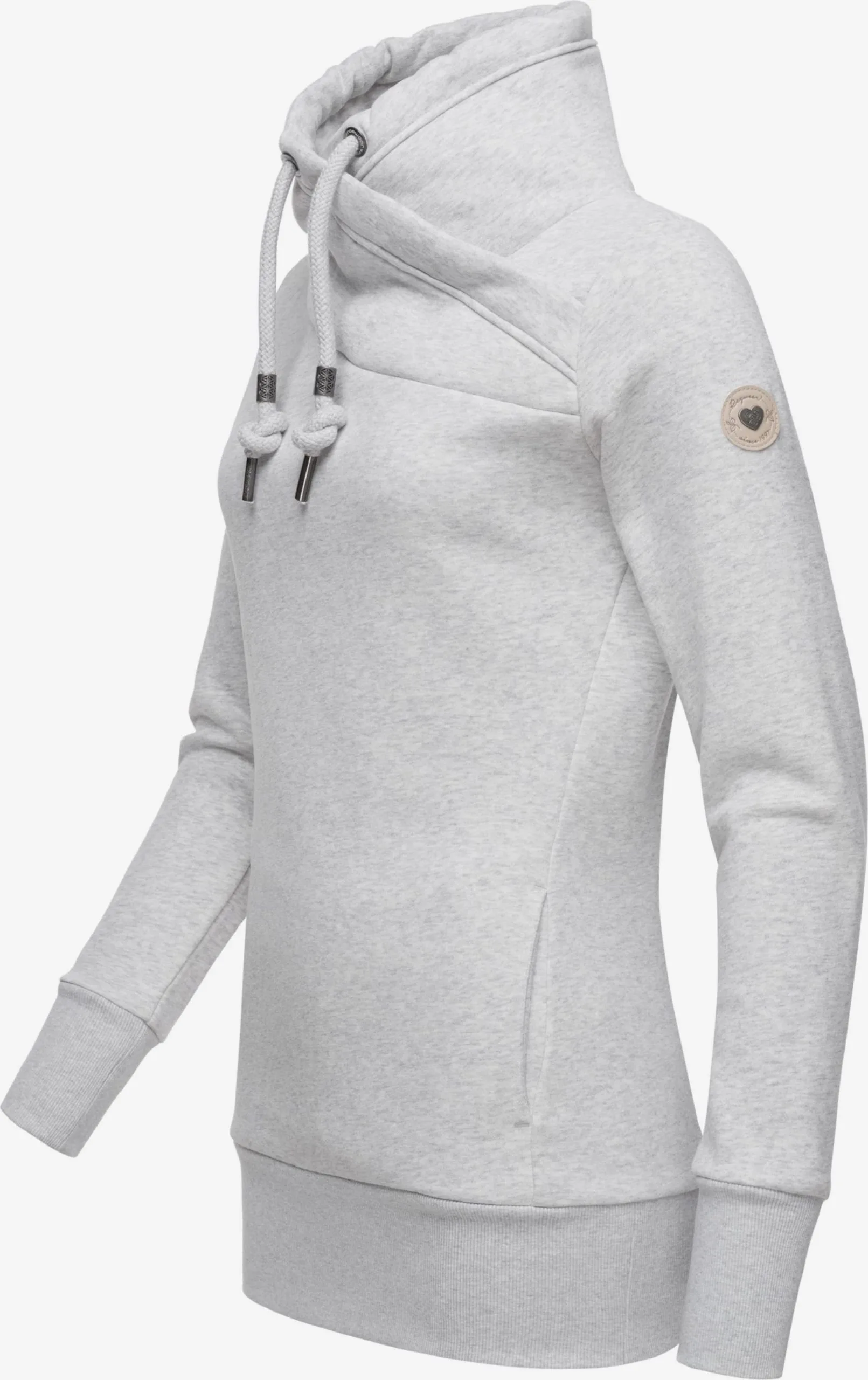 Ragwear Sweatshirts Sweatshirt Neska Dames Lichtgrijs 2 Ragwear Sweatshirts Sweatshirt Neska Dames Lichtgrijs - Image 2