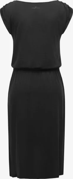 Ragwear Jerseyjurken Jurk Ethany Dames Zwart -Ragwear Verkoop f385acb10be3c1fb8d89a5f524bf743b