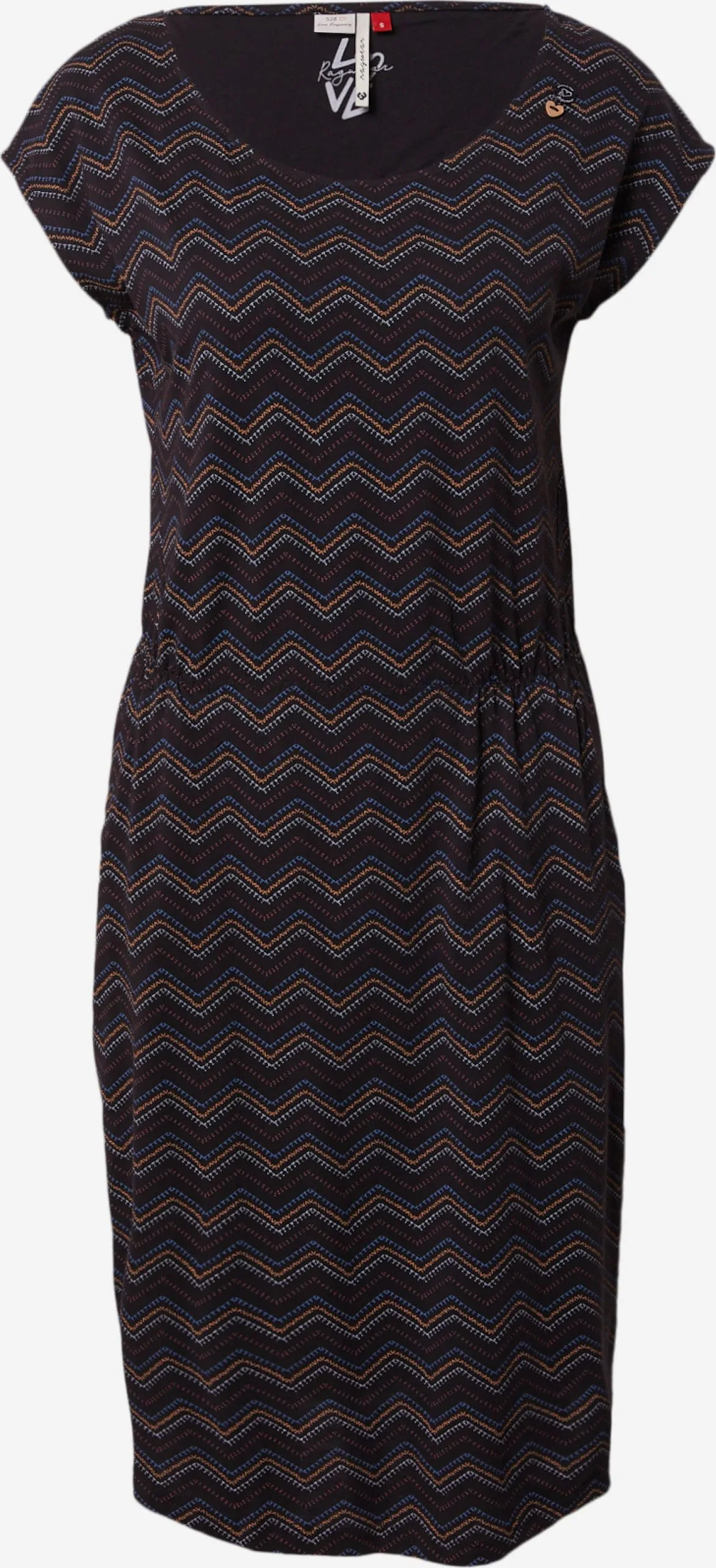 Ragwear Jerseyjurken Jurk LILITHE Dames Zwart 1 Ragwear Jerseyjurken Jurk LILITHE Dames Zwart