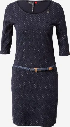 Ragwear Jerseyjurken Jurk TAMY Dames Navy