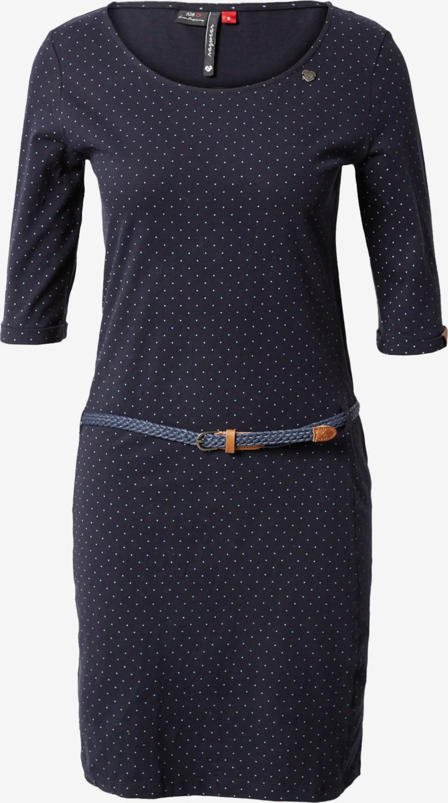 Ragwear Jerseyjurken Jurk TAMY Dames Navy 1 Ragwear Jerseyjurken Jurk TAMY Dames Navy