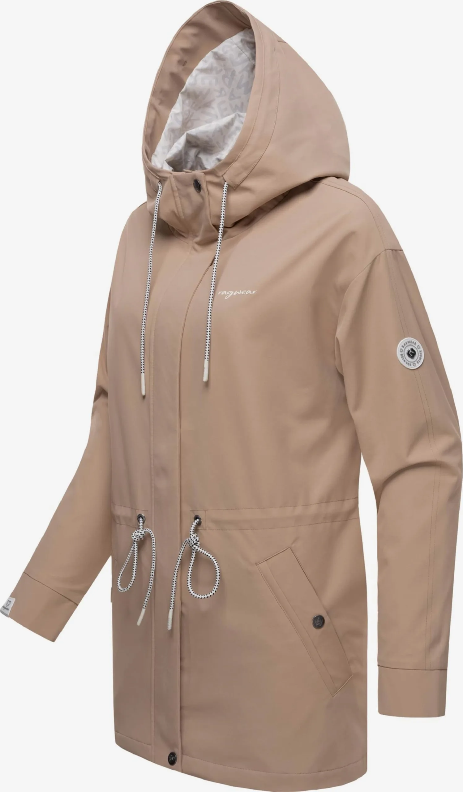 Ragwear Regenjassen Functionele Jas Urbanna Remake Dames Lichtbruin 2 Ragwear Regenjassen Functionele Jas Urbanna Remake Dames Lichtbruin - Image 2