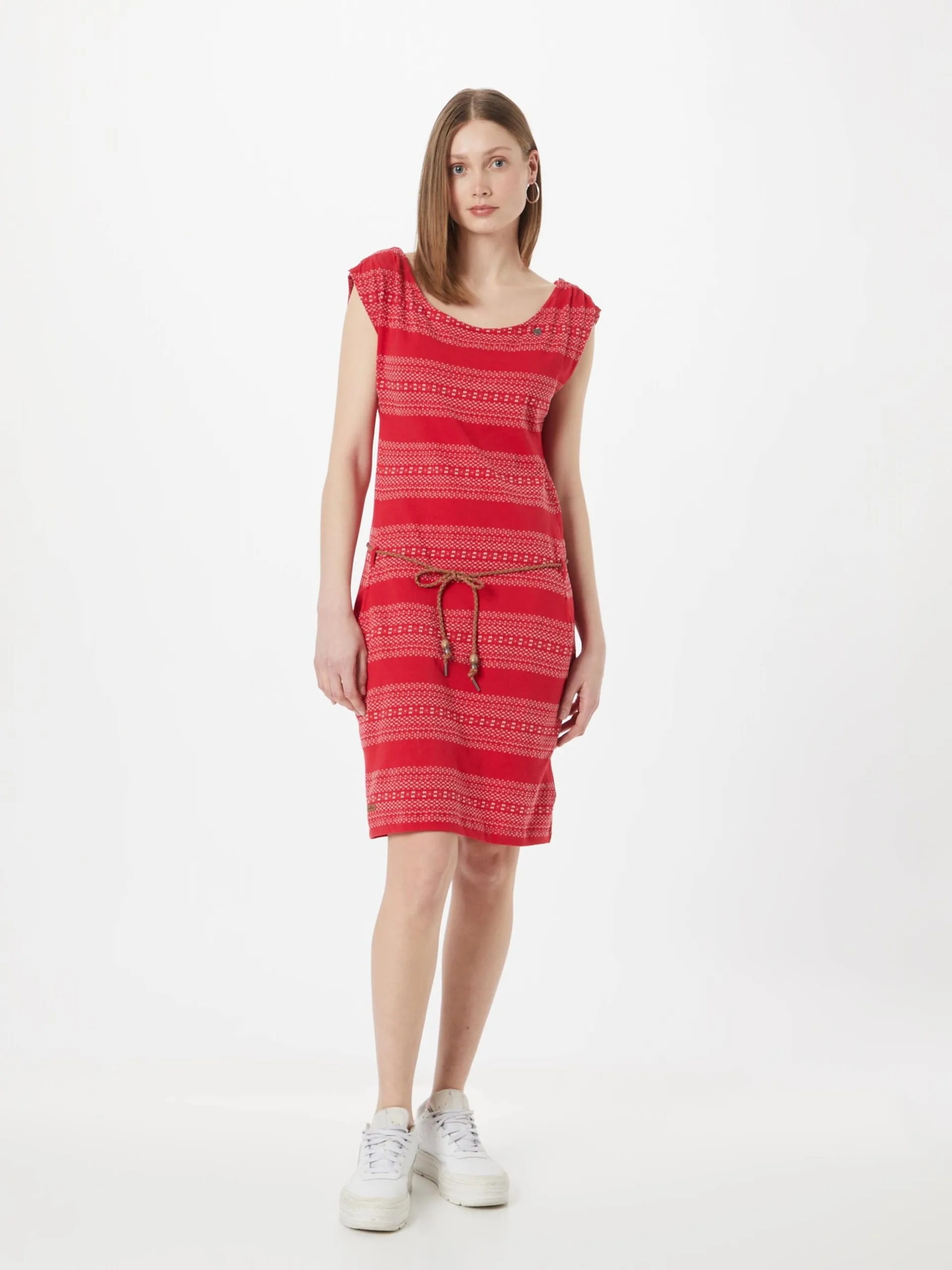 Ragwear Jerseyjurken Jurk CHEGO Dames Rood 3 Ragwear Jerseyjurken Jurk CHEGO Dames Rood - Image 3