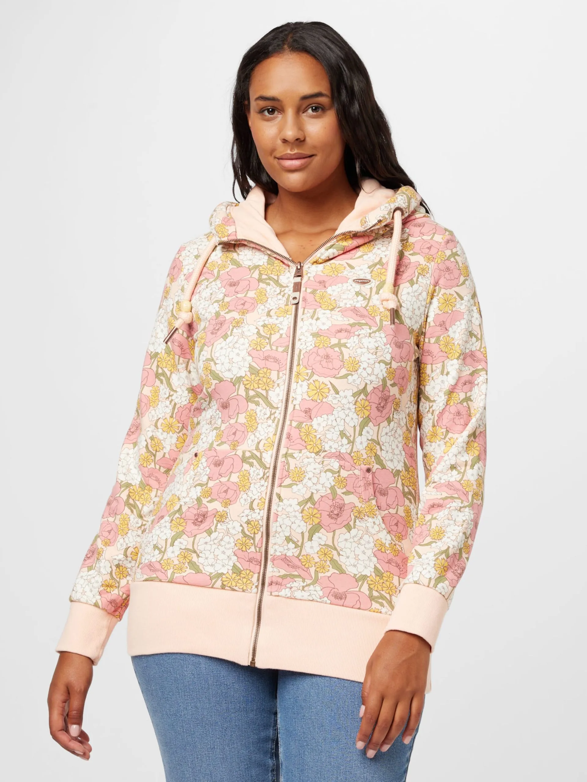 Sweatvesten Sweatvest NESKA Dames Perzik 3 Sweatvesten Sweatvest NESKA Dames Perzik - Image 3