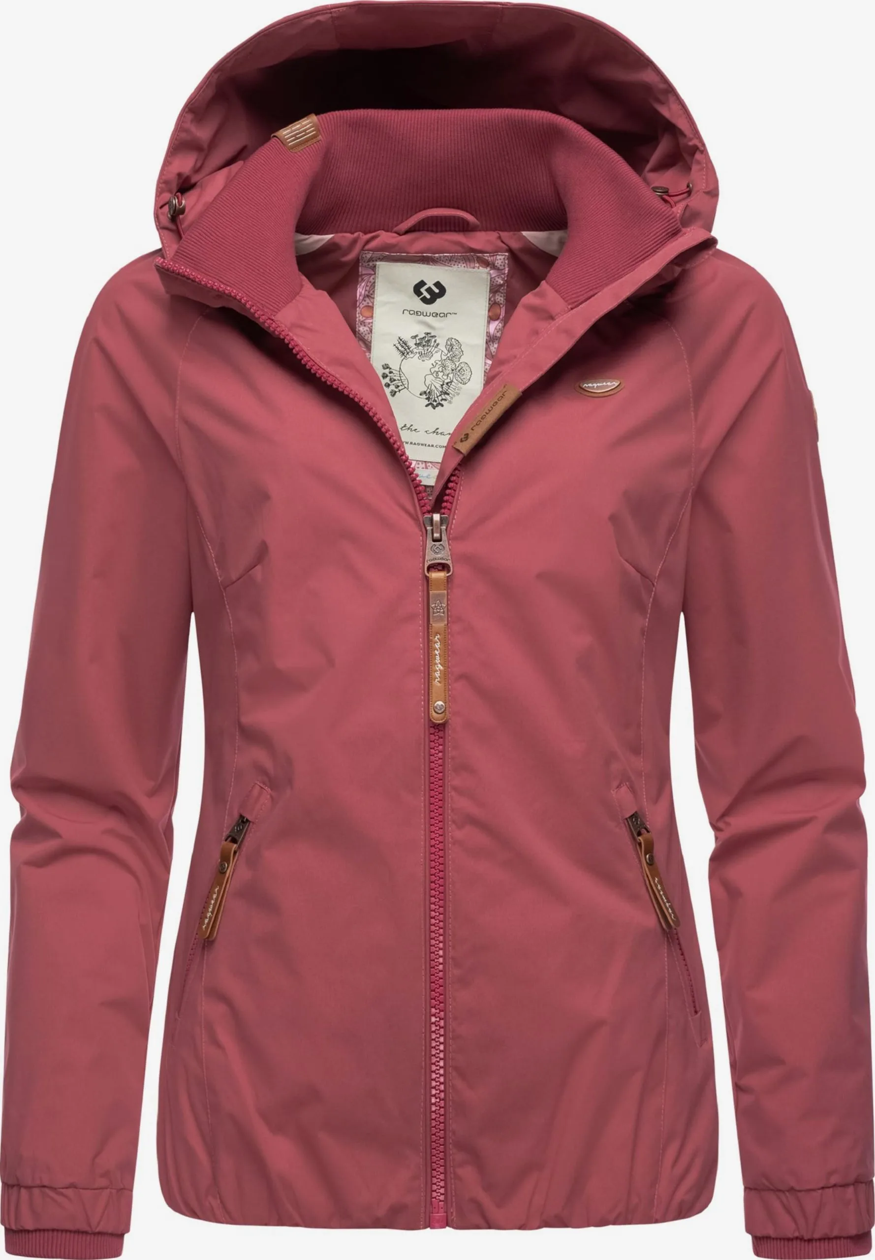 Ragwear Tussenjassen Tussenjas Dizzie Dames Pink 2 Ragwear Tussenjassen Tussenjas Dizzie Dames Pink - Image 2